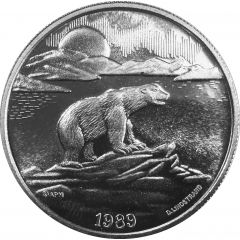 1 oz Silver The State Seal of Alaska