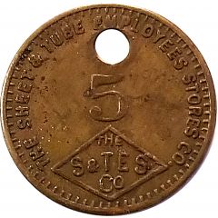 5 Cents - The S and T E S Co. Dehue, West Virginia
