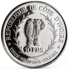 10 Francs CFA Félix Houphouët-Boigny