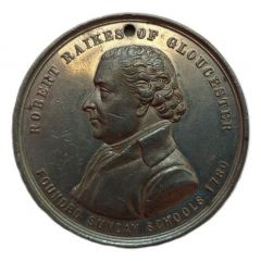 Medal - Robert Raikes Centenary of Sunday Schools
