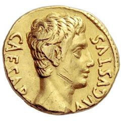 Aureus - Augustus S P Q R CL V, Victory