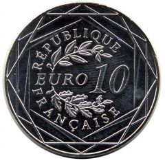 10 Euros Rooster, 2nd type