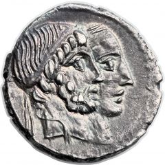 Denarius Marcia: Gaius Marcius Censorinus, C CENSO