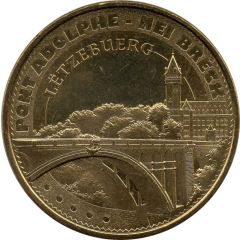 Monnaie de Paris Tourist Token - Luxembourg Pont Adolphe - Nei Bréck