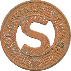 School Ticket - Hot Springs St. Ry. Co. Hot Springs, Arkansas