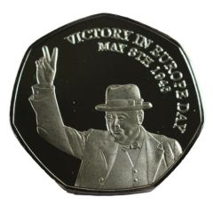 Medal - Winston Churchill - VE Day