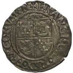 Douzain of Dauphine - Francis I 7th type, with crosslet