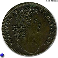 Rechenpfennig - Louis XV Apollon