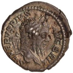 Denarius - Septimius Severus P M TR P XVIII COS III P P, Jupiter