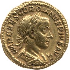 Aureus - Gordian III P M TR P II COS P P