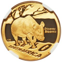 20 Rand - 1/4 Ounce Natura - Black Rhino