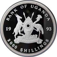 2000 Shillings Elephant herd