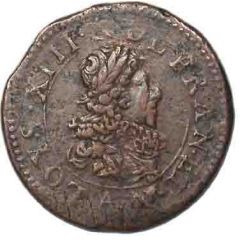 Double Tournois - Louis XIII Stenay mint, 2nd type
