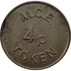 Token - 4 Pence - M.C.E.