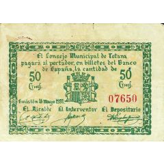 50 Céntimos Totana