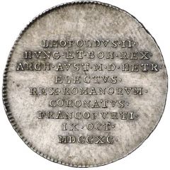 ¾ Ducat Silver pattern strike, Coronation