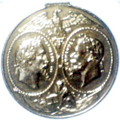 Medallion - Napoleon III / Emmanuel II Battle of Solferino