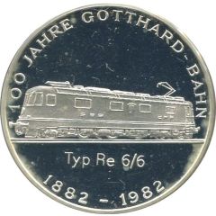 Medal - Gotthard railway