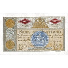 20 Pounds Bank of Scotland