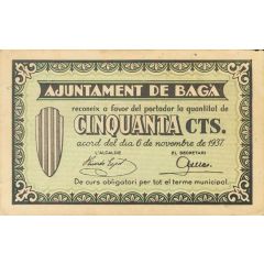 50 Céntimos Bagà