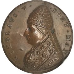 Medal - Niccolò V. Restitution medal of the Paladino series