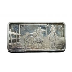 1 Oz Silver - Hamilton Mint The Rodeo