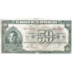 50 Pesos Oro