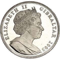 1 Crown - Elizabeth II St. George and Dragon