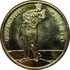 Medal - USS Midway V-J Day Kiss