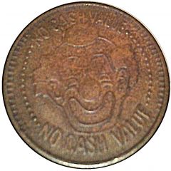 Game Token - No Cash Value Clown