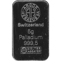 5 Gram Palladium Argor-Heraeus
