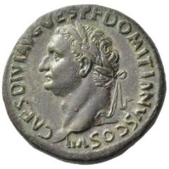 Sestertius - Domitian S C, Spes