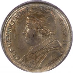 1 Piastra - Clemente XI DOMINUS ELEGIT TE HODIE - St. Clement
