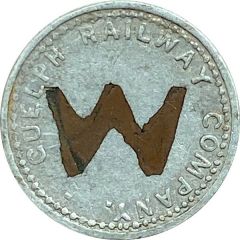 Workman Ticket - Guelph Railway Company Guelph, Ontario