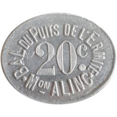20 centimes - Bal du Puits de l`Ermite - Paris [75]