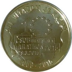 Medal - BU mint set token 2015 Bratislava Marathon
