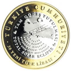 30 Yeni Lira Total solar eclipse