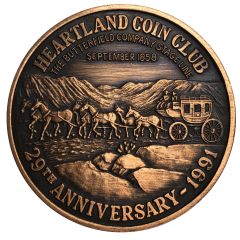 Medal - Heartland Coin Club 29th Anniversary