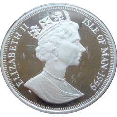 1 Crown - Elizabeth II Queen Mother - Royal Engagement, Silver proof issue