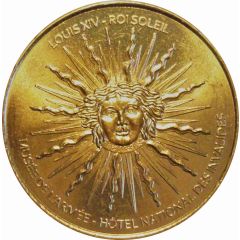 Monnaie de Paris Tourist Token - Musée de l`armée Louis XIV - Roi Soleil