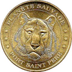 Monnaie de Paris Tourist Token - Port Saint Père Planète Sauvage - Le tigre