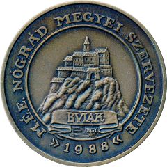 Medal - The castle of Buják