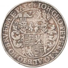 1 Thaler - John George I, Peter Ernest I, John Albert, John Hoyer III and Bruno II