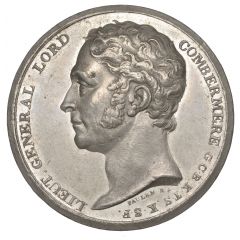 Medal - George IV Siege of Bharatpur, white metal
