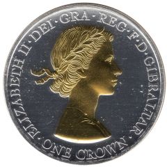 1 Crown - Elizabeth II 90th Birthday - 1st Effigy