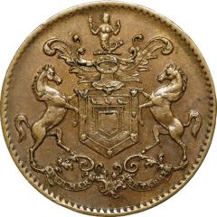 1/2 Penny - Rutherford `St John`s`