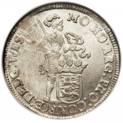 1 Silver Ducat Late type, date reverse, flower
