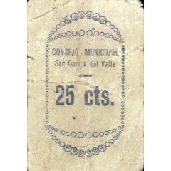 25 Céntimos San Carlos del Valle