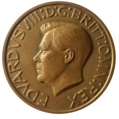 Medal - King Edward VIII - Proposed Coronation