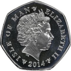 50 Pence - Elizabeth II Christmas 2014, Silver Proof